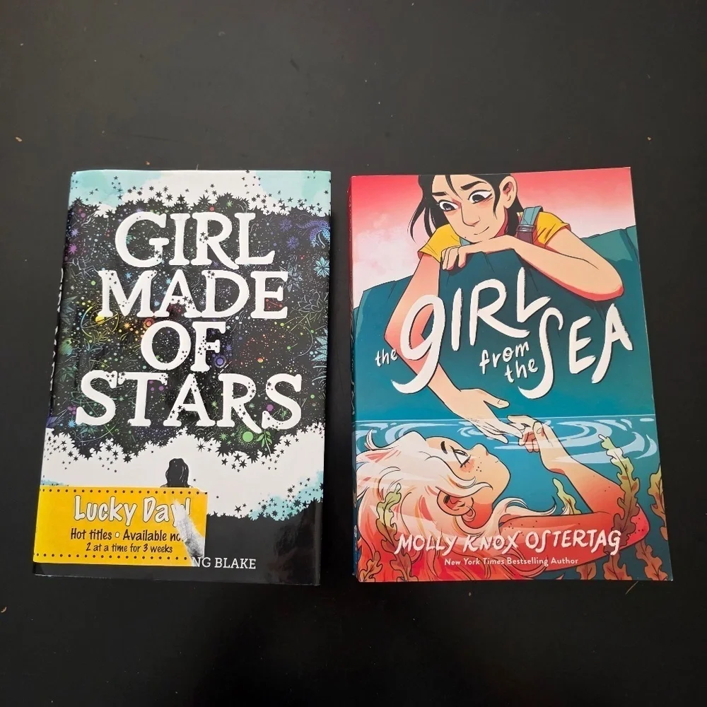 Lot of 2 Young Adult Books - Girl Made of Stars / The Girl from the Sea